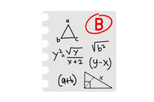 Math Test with a B: Embroidery Design Review