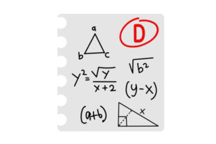 Math Test with a D: Embroidery Design Review