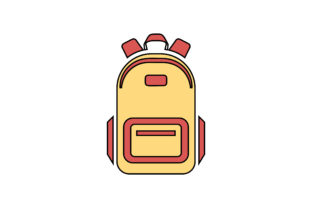 School Bag Filled Outline Vector Icon Review