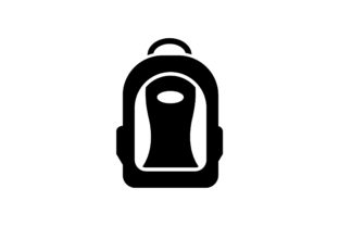 School Bag Glyph Vector Icon: An Embroidery Review