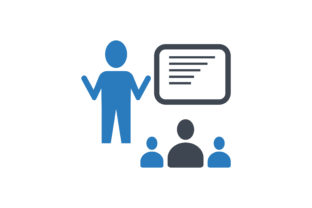 Teacher Teaching in Class Icon Vector Review